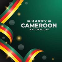 Camerún nacional día diseño ilustración colección vector