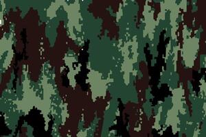 esta es un camuflaje píxel Ejército vector