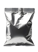 AI generated Blank chips packet for mockup isolated on transparent background. FREE PNG