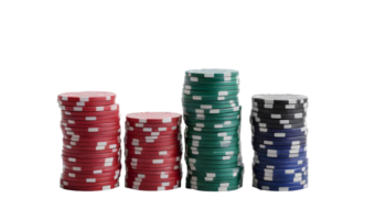 ai generato casinò moneta isolato su trasparente sfondo. gratuito png