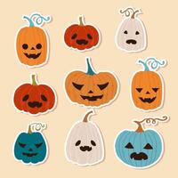 Halloween party vector elements patterns