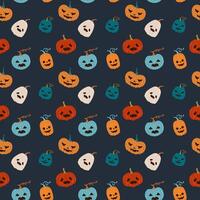 Halloween party vector elements patterns