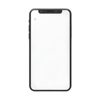 AI generated Smartphone mockup on transparent background PNG image