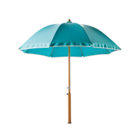 ai généré plage parapluie sur transparent Contexte png image