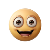 ai generado 3d emoji en transparente antecedentes png imagen