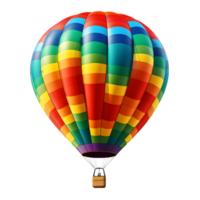 AI generated hot air balloon on transparent background PNG image