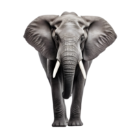 ai genererad elefant på transparent bakgrund png bild