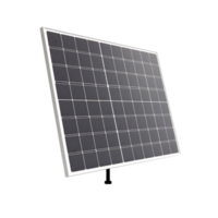ai generado solar planta en transparente antecedentes png imagen