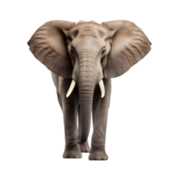 AI generated elephant on transparent background PNG image