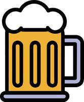 Beer mug icon isolated on white background. Beer mug icon vector. vector