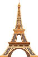 vector eiffel torre mano dibujado ilustración diseño