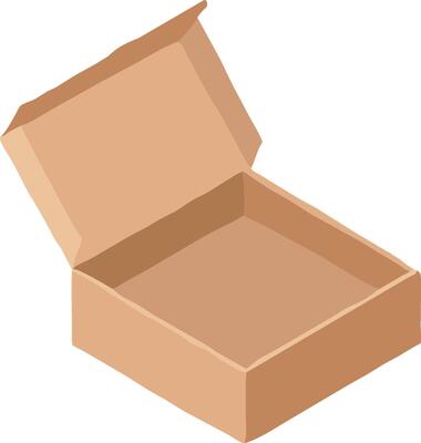 cardboard box illustration vector design