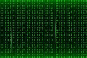 Abstract futuristic cyberspace with binary code background with digits vector