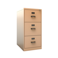 AI generated File cabinet locker on transparent background PNG image