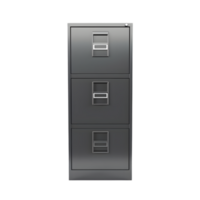 AI generated File cabinet locker on transparent background PNG image