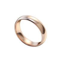 ai gegenereerd bruiloft ring Aan transparant achtergrond PNG beeld
