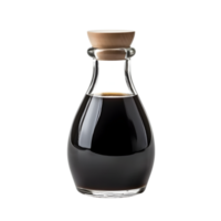 AI generated soy sauce bottle on transparent background PNG image