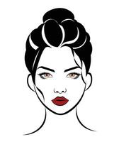 Makeup, Fashion, Silhouette Vector