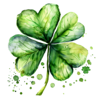 samling av ikoniska vattenfärg illustrationer för st. Patricks dag png