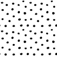 Seamless polka dot pattern. Abstract geometric vector background with small black circles on white background. Dots wallpaper. Perfect for card, screensaver, poster, invitation, home decor.
