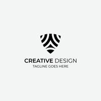 Minimal Vector logo.  Editable and easy to custom. Minimal logo design.