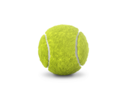 singolo tennis sfera, trasparente sfondo png