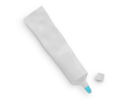 Squeeze toothpaste out of a toothpaste tube, transparent background png