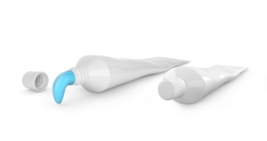 tube de dentifrice et écraser dentifrice en dehors de une dentifrice tube, transparent Contexte png