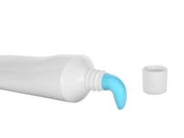 Squeeze toothpaste out of a toothpaste tube, transparent background png