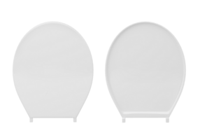 White lid for toilet seat, transparent background png