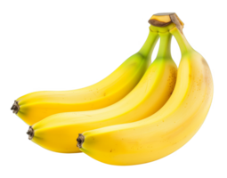 ai generado bananas en transparente antecedentes png