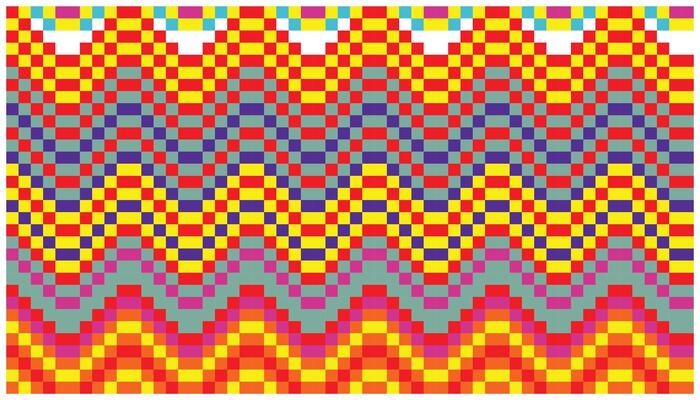 Seamless Repeatable Abstract Tribal Pattern Background that is seamless and repeats.  Ethnic Seamless Repeatable Pattern pixelation background in contras color