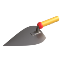 3D Realistic Masonry trowel Tool Rendering png