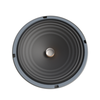 High-Fidelity 3D Audio Speaker Illustration - Sound Technology and Entertainment Concept png