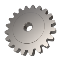 3D Realistic Gear - Precision Engineering in Three Dimensions png