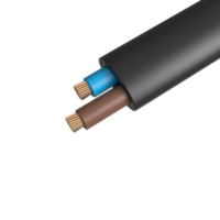 realistisch 3d draad of kabel renderen voor ontwerp, bedrijf, enz. png