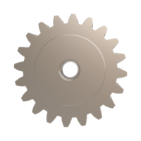 3D Realistic Gear - Precision Engineering in Three Dimensions png