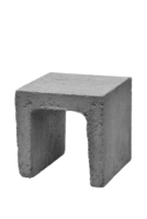 Beton Block auf ausgeschnitten Hintergrund png