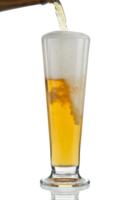 Glasses of cold beer on cutout background png