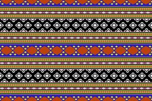 Ethnic Thai Native Pattern.  Vector seamless pattern design for fabric, carpet, tile, embroidery, wallpaper and background