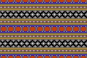 Ethnic Thai Native Pattern.  Vector seamless pattern design for fabric, carpet, tile, embroidery, wallpaper and background