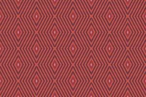 Geometric Oriental Ikat Seamless Pattern.  Vector Illustration diamond pattern embroidery style design for fabric, carpet, tile, wrapping, wallpaper, and background