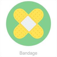 Bandage and aid  icon concept vector