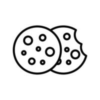 cookies icon vector design template in white background