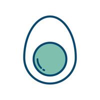 egg iconvector design template in white background vector