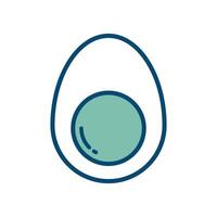 egg iconvector design template in white background vector