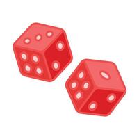 dice icon vector design template in white background