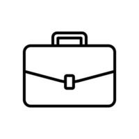 briefcase icon vector design template in white background