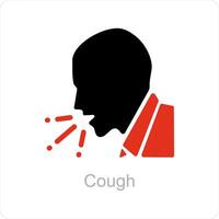 cough and cold icon concept vector