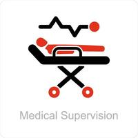 Medical Supervision and health care icon concept vector